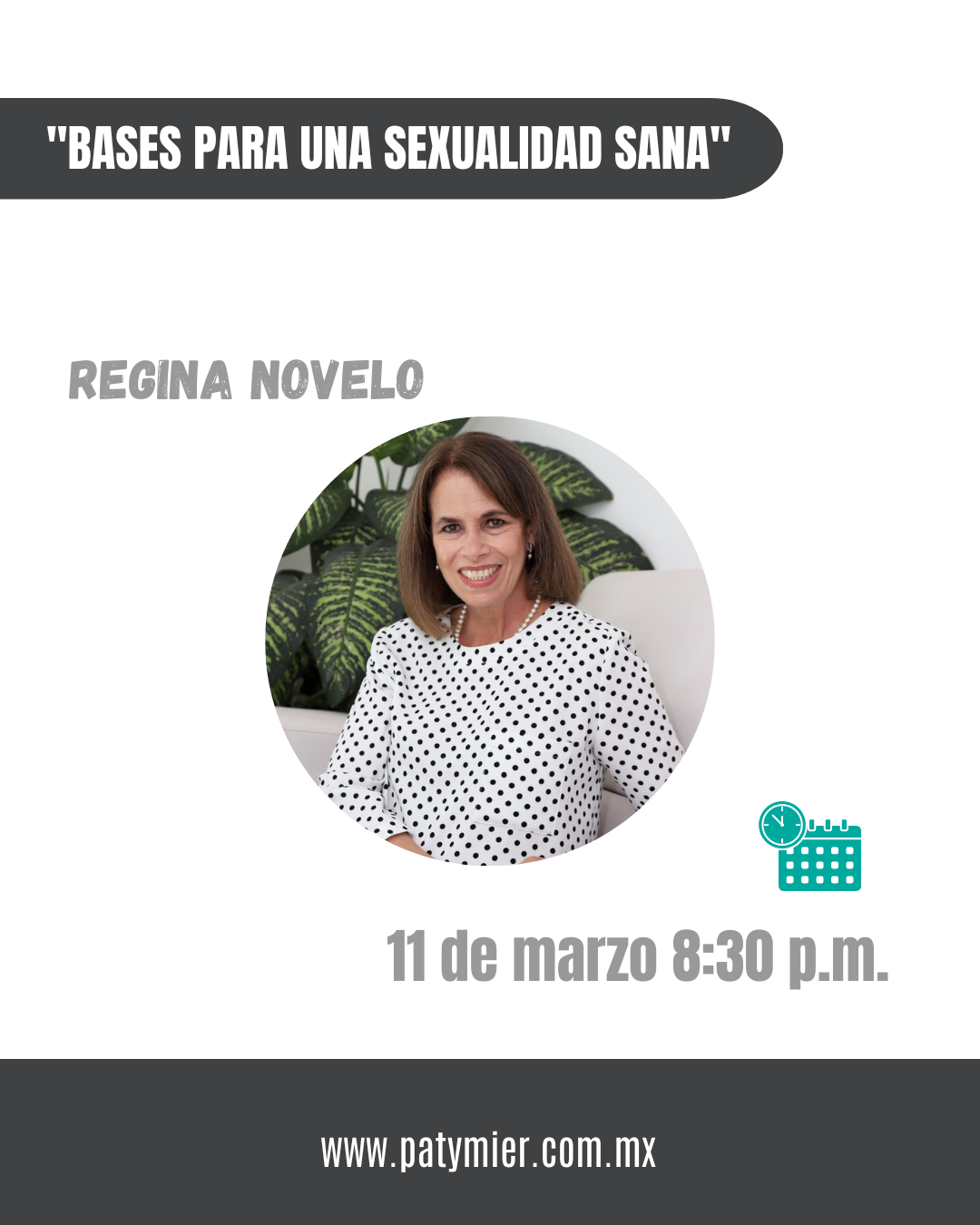 Conferencia "BASES PARA UNA SEXUALIDAD SANA" (mayores de 7 años)